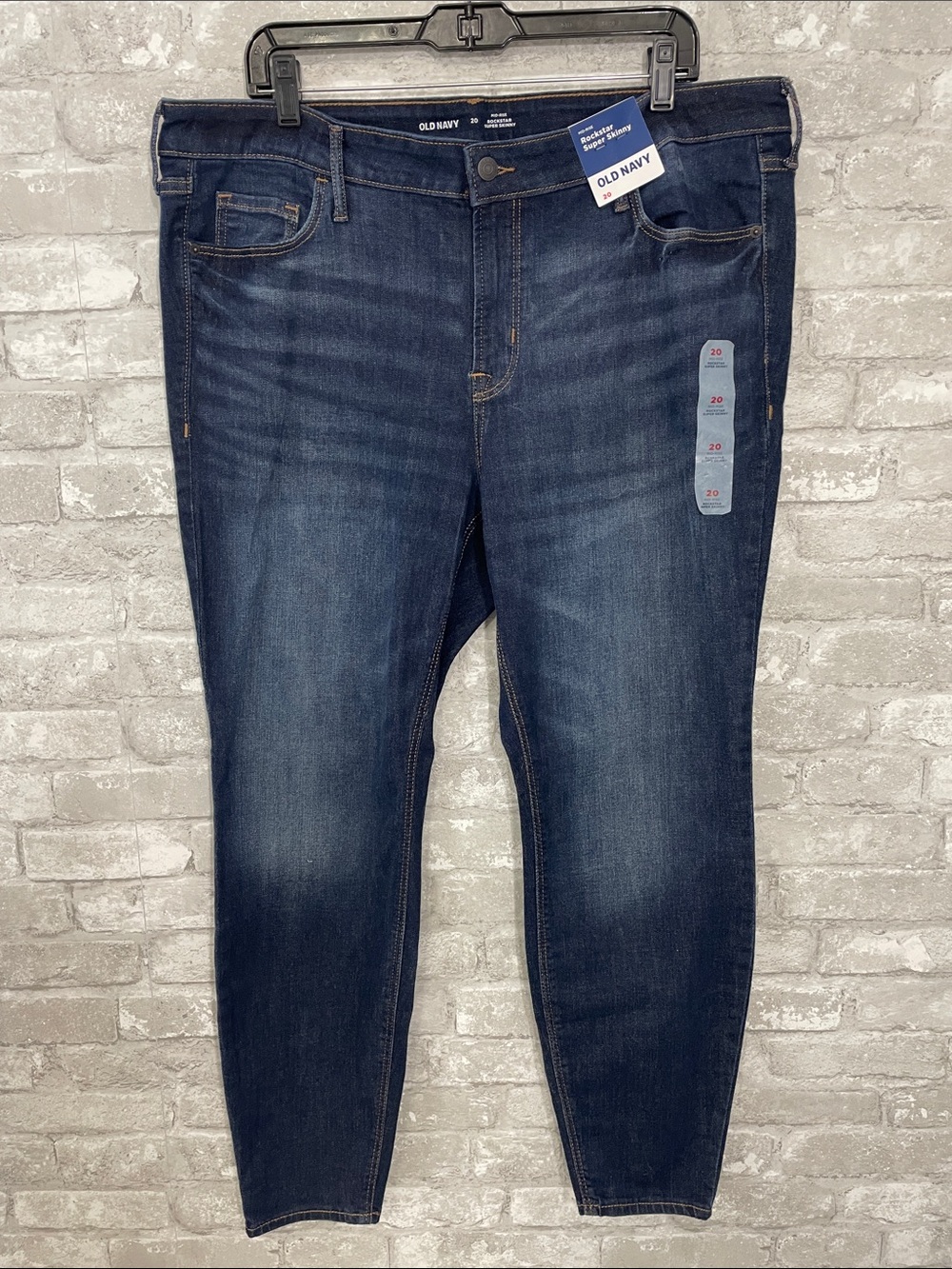 Old Navy Mid Rise Rockstar Super Skinny Jeans